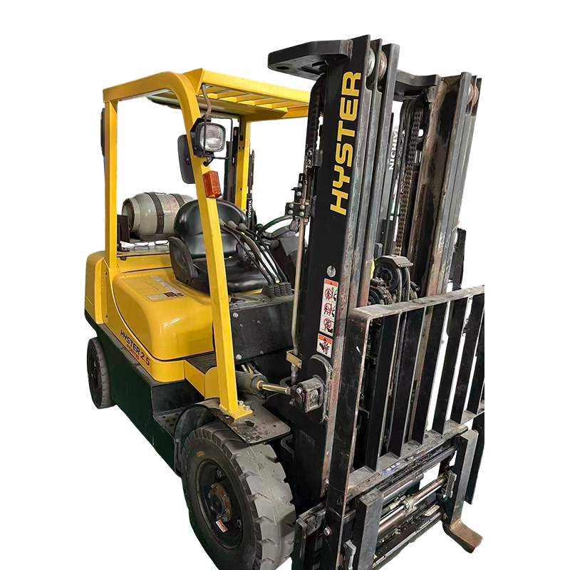 2,5 ton gebruikte Hyster LPG-vorkheftruck met vorkversteller 2,5 ton gebruikte Hyster LPG-vorkheftruck met vorkversteller