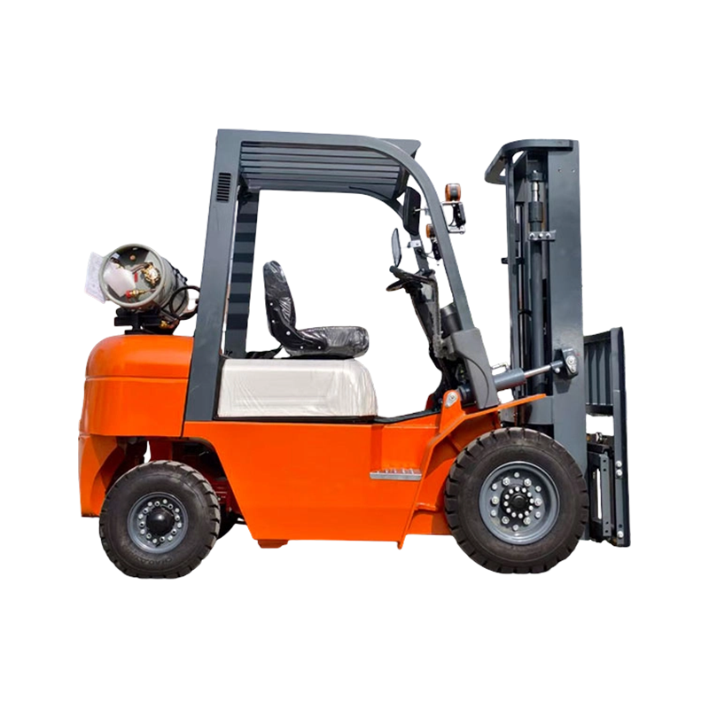 Nissan K25-motor 2 ton gas-LPG-vorkheftruck met zijverschuiver